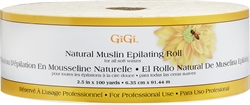 Picture of Gigi Waxing Item# 0645 Natural Muslin Roll - 2.5 " x 100 yds