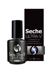 Picture of Seche Vite Item# 83142 Seche Ultra-V UV Activated Top Coat 0.5 fl oz / 14 mL oz