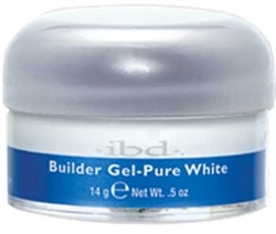 Picture of IBD Gels Item# 72147 Builder Gel Pure White (Intense White) - .5oz