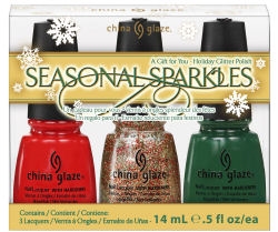 Picture of China Glaze Item# 81038 Seasonal Sparkles Nail Polish Holiday Gift Set