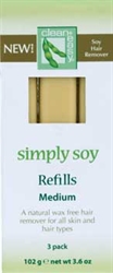 Picture of Clean + Easy - 47325 Medium Simply Soy Refill 3 Pack