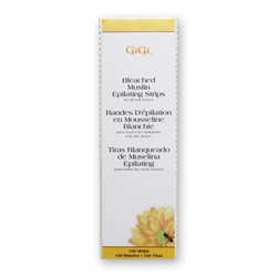 Picture of Gigi Waxing Item# 0640 Bleached Strips Large - 100 Pack