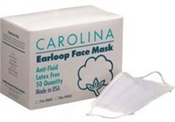 Picture of Carolina Cotton - 400602 Earloop Face Masks Blue - 50 ct / Box