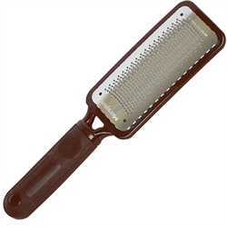 Picture of Microplane Item# 70403 Microplane Colossal Pedicure Rasp Brown