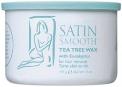 Picture of Satin Smooth-SSW14TTG Tea Tree Wax with Eucalyptus 14 oz