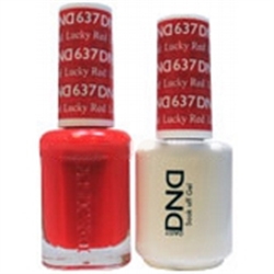 Picture of DND GEL DUO - DND637 Lucky Red
