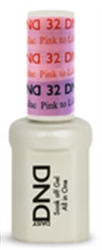 Picture of DND MOOD CHANGE GEL  - DND32 Pink to Lilac 0.5oz.