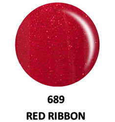 Picture of DND GEL DUO - DND689 Red Ribbons